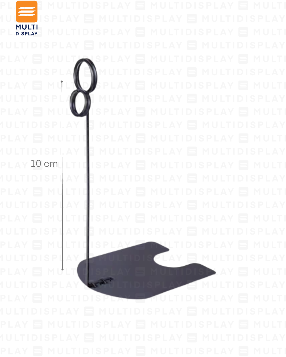 Portabanner Resorte 10cm Negro
