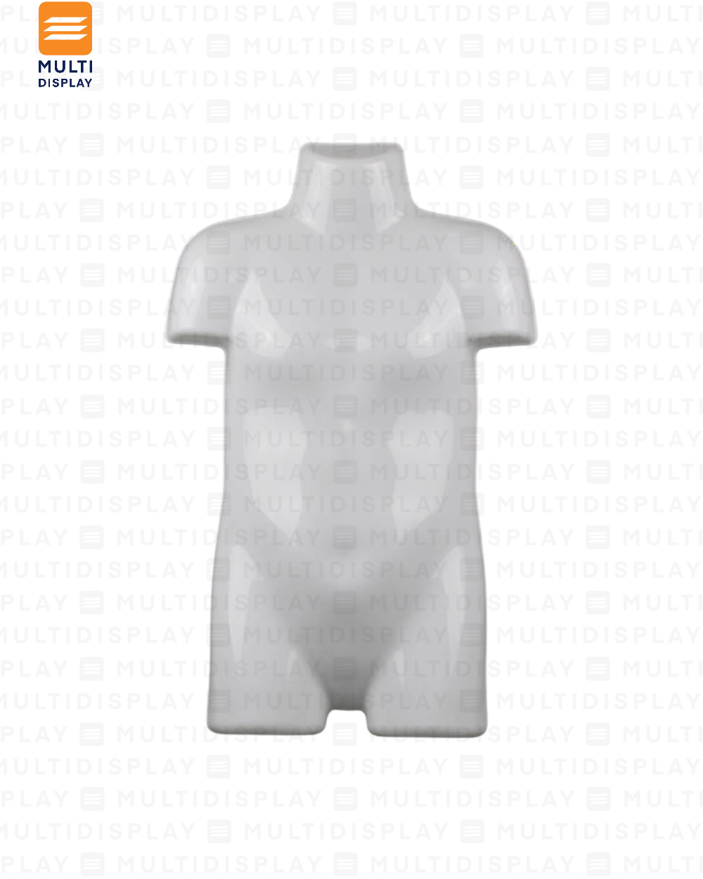 Maniqui Gancho Silueta Torso y Pierna Kid 8 años, clear