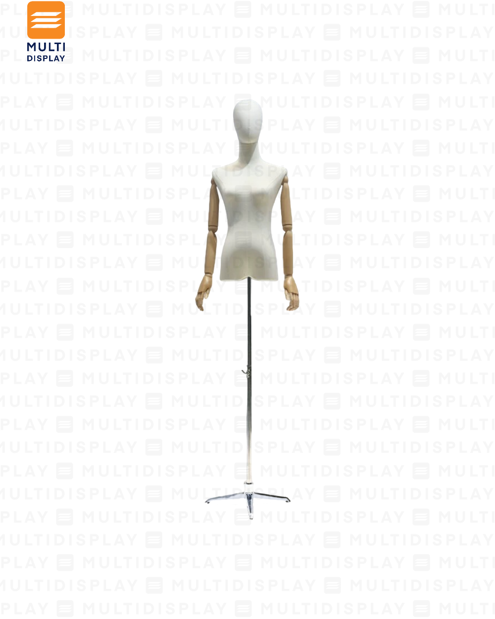 Maniqui Sastre Torso y Cabeza Mujer con Brazo Movible talla S