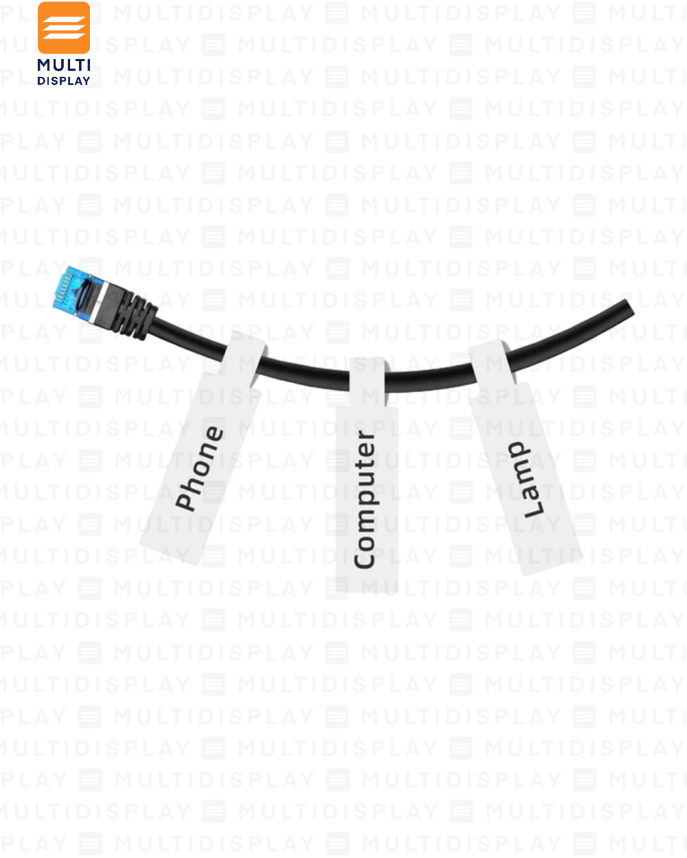Tiquete Termico Adhesivo Doble 12.5x37mm, Impermeable, Rollo de 65, Blanco