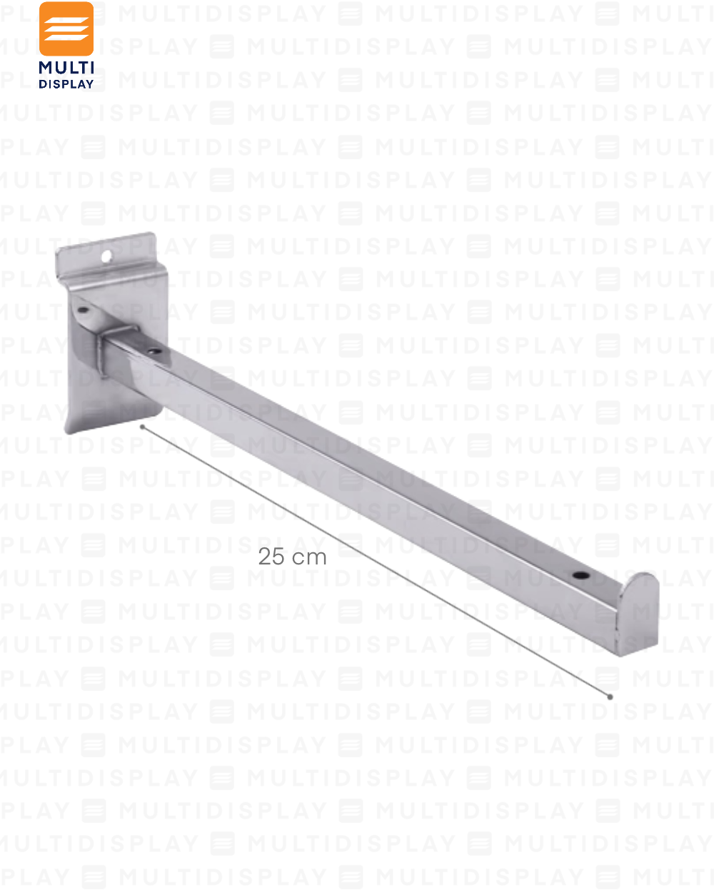 Gancho para Ranurado de Repisa 25cm