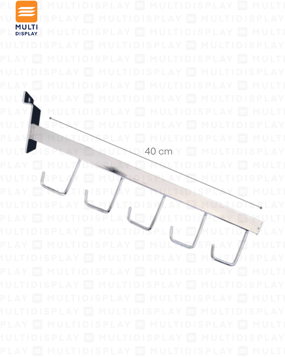 Gancho para Ranurado J 40cm