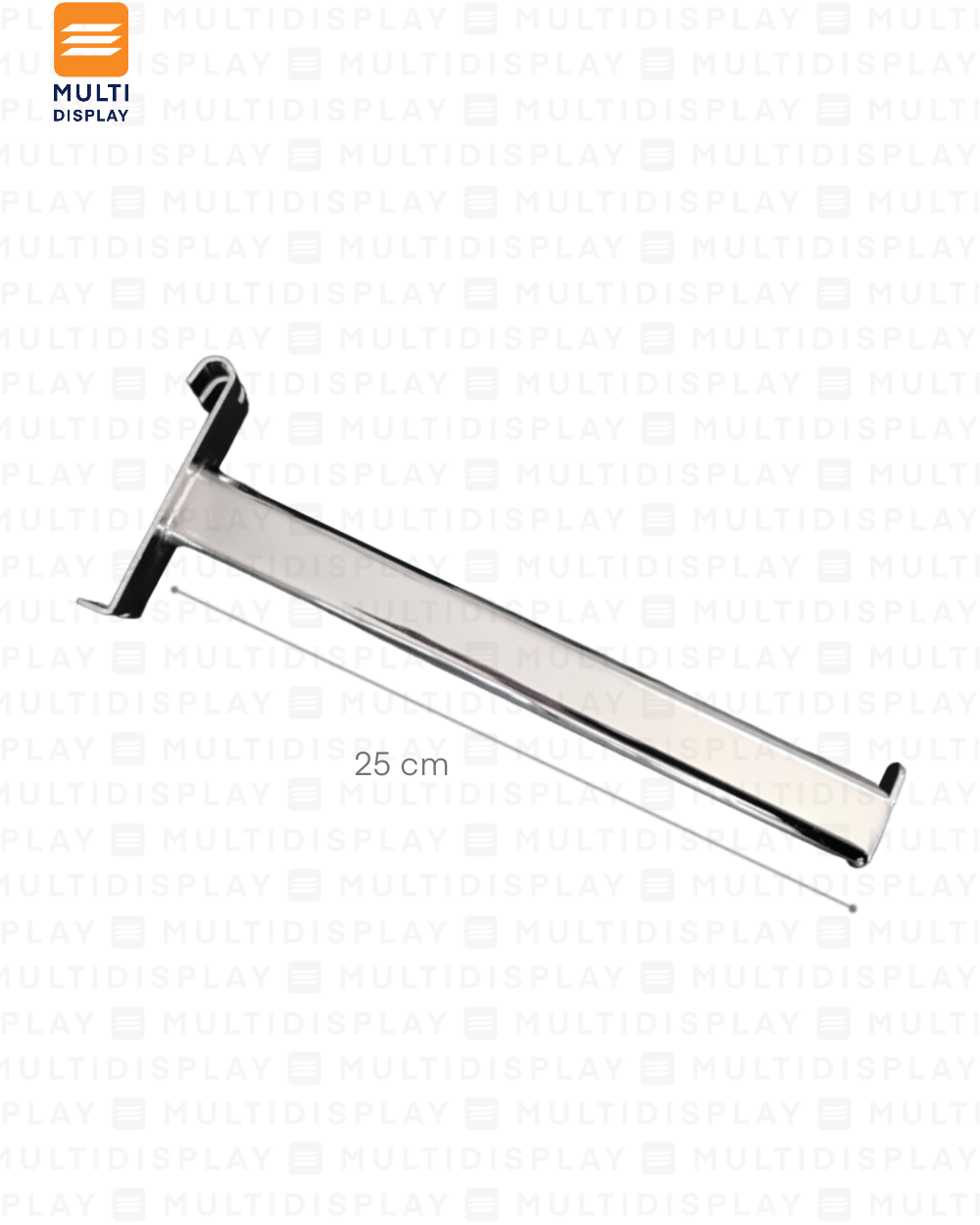 Gancho para Rejilla de Repisa 25cm