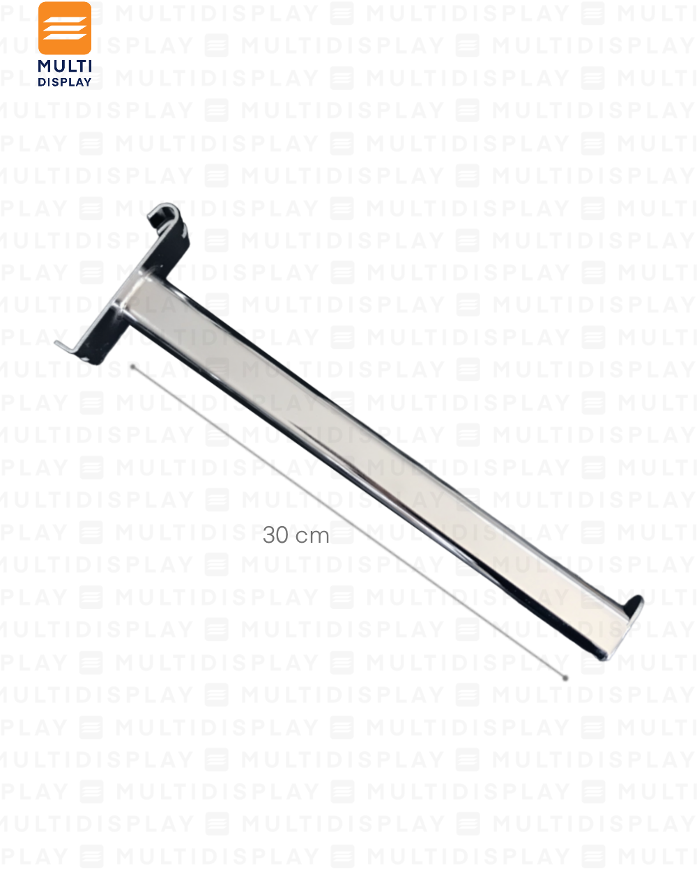 Gancho para Rejilla de Repisa 30cm