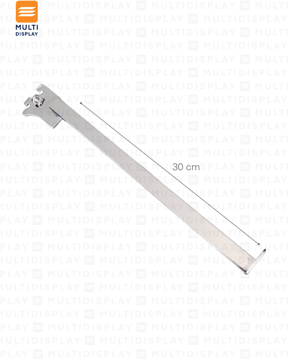 Gancho para Riel de Repisa 30cm