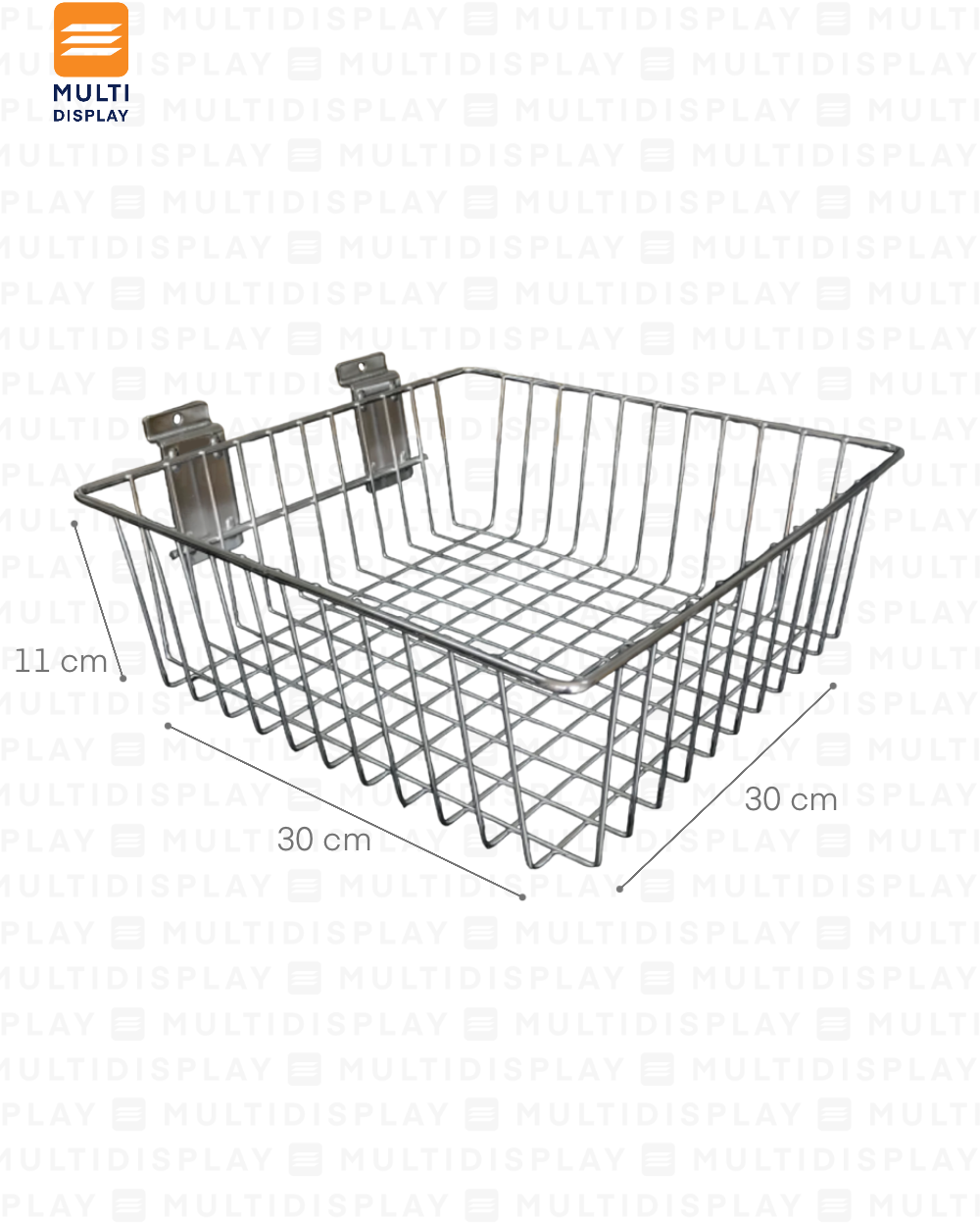 Cesta para Ranurado 30x30x11cm