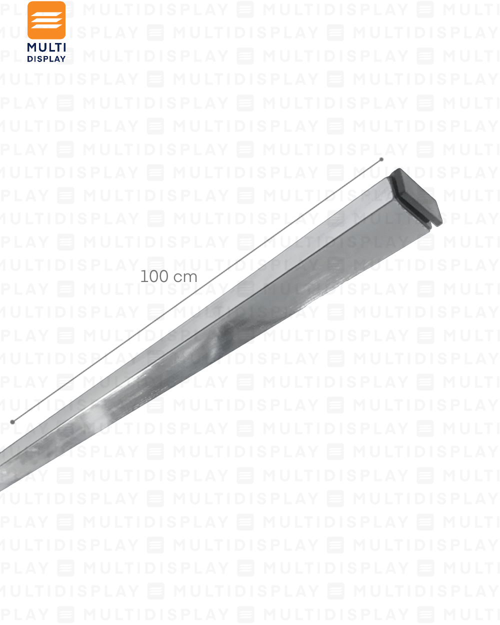 Barra para Riel 100cm Cromado