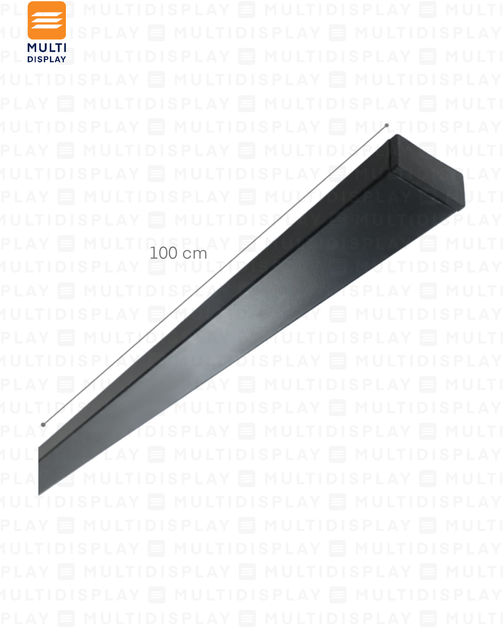 Barra para Riel 100cm Negro