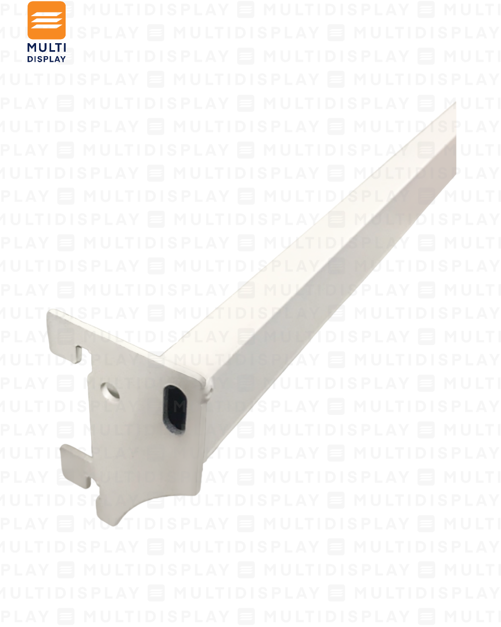 Barra para Gondola 120cm Blanco