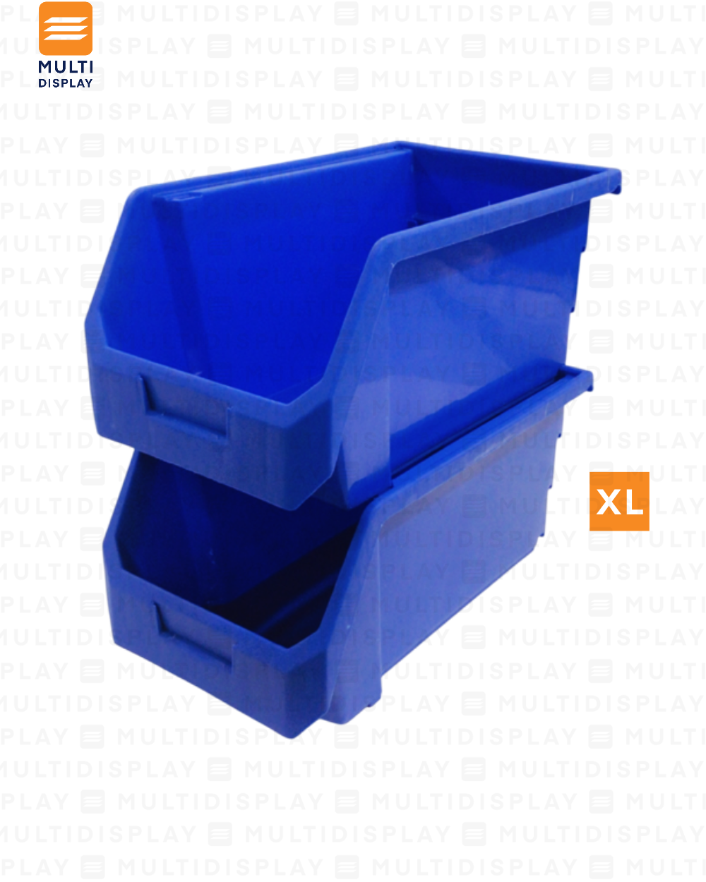 Bin Organizador XL 37.5x21x17.8cm Azul