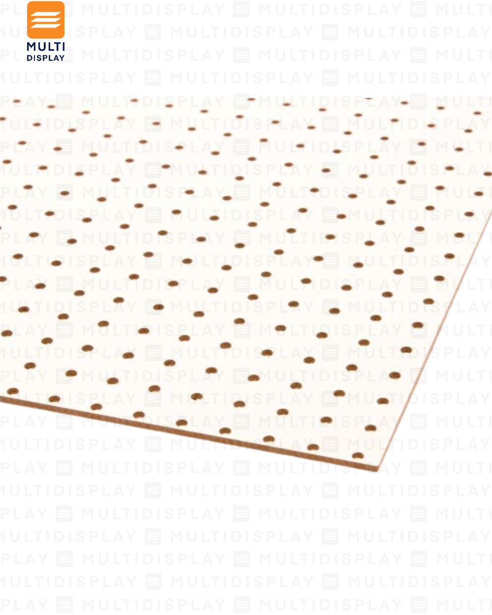 Tabla Perforada 8x4 Pies Blanco