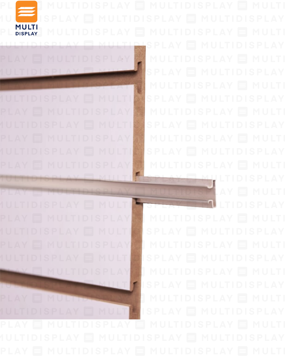 Tabla Acanalada 8x4 Pies con Perfil de Aluminio, blanco