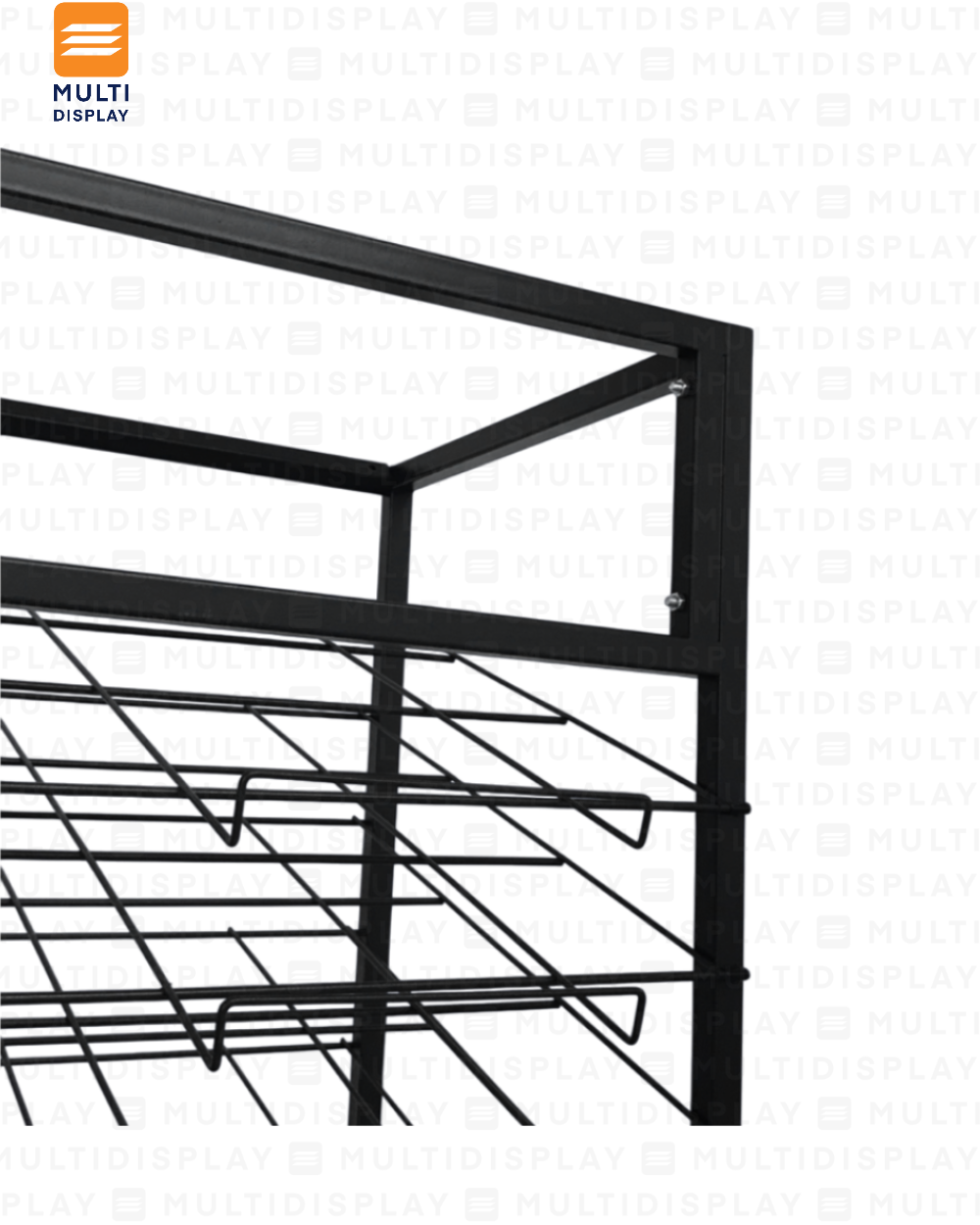 Rack para Cartulina 20 Niveles 85x45x200cm, Negro