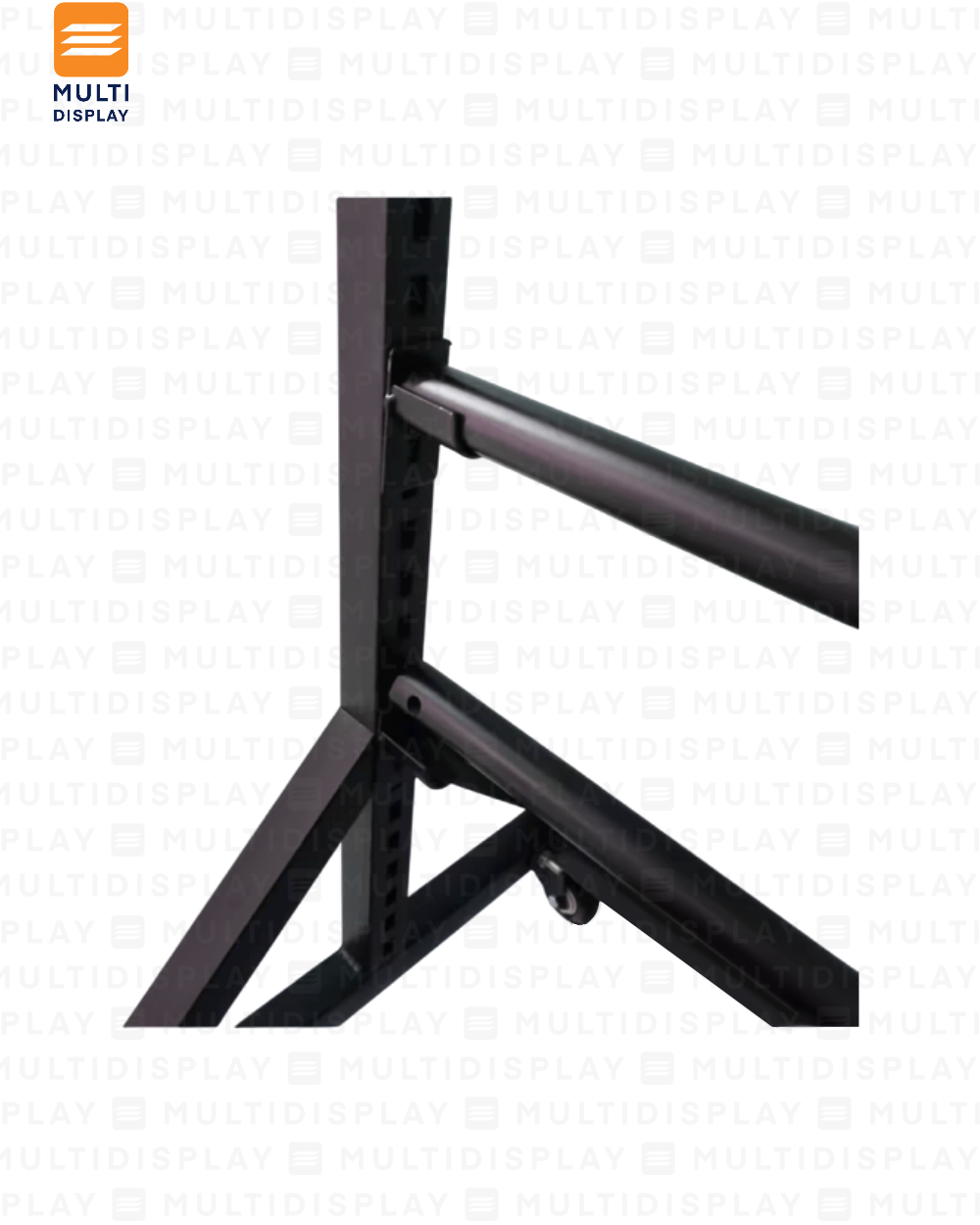 Exhibidor de Rollos 10 Niveles 176x45x215cm, Negro