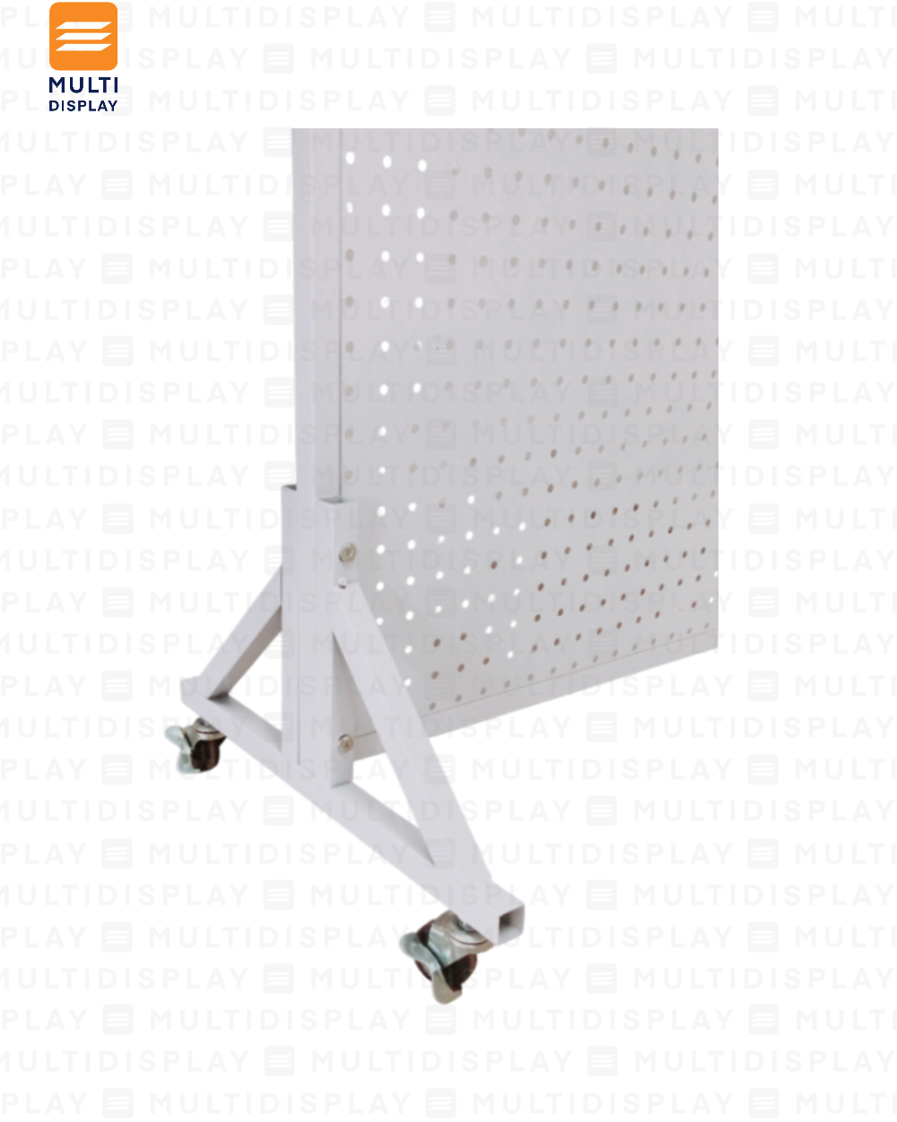 Perforado con Base de Ruedas 100x40x188cm, Blanco