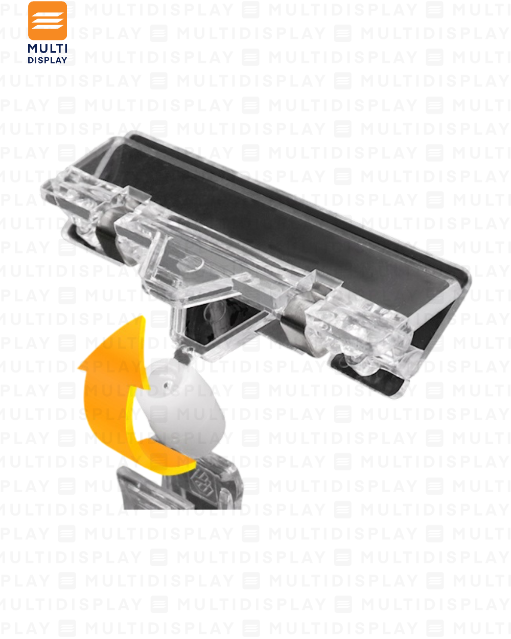 Portabanner Acrilico Base Magneto Transparente