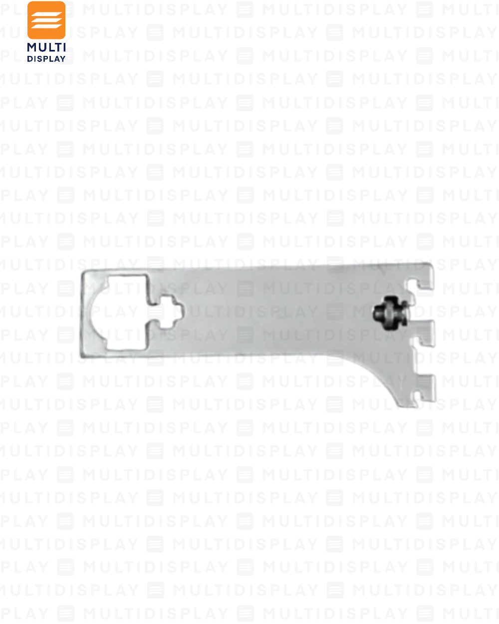 Soporte de Barra para Riel 15cm Cromado