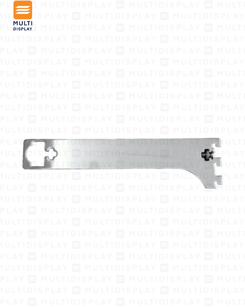 Soporte de Barra para Riel 25cm Cromado