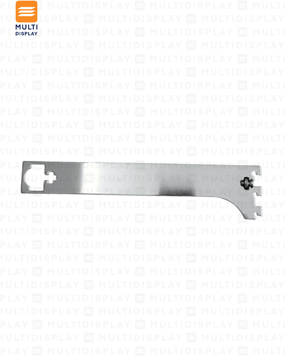 Soporte de Barra para Riel 30cm Cromado
