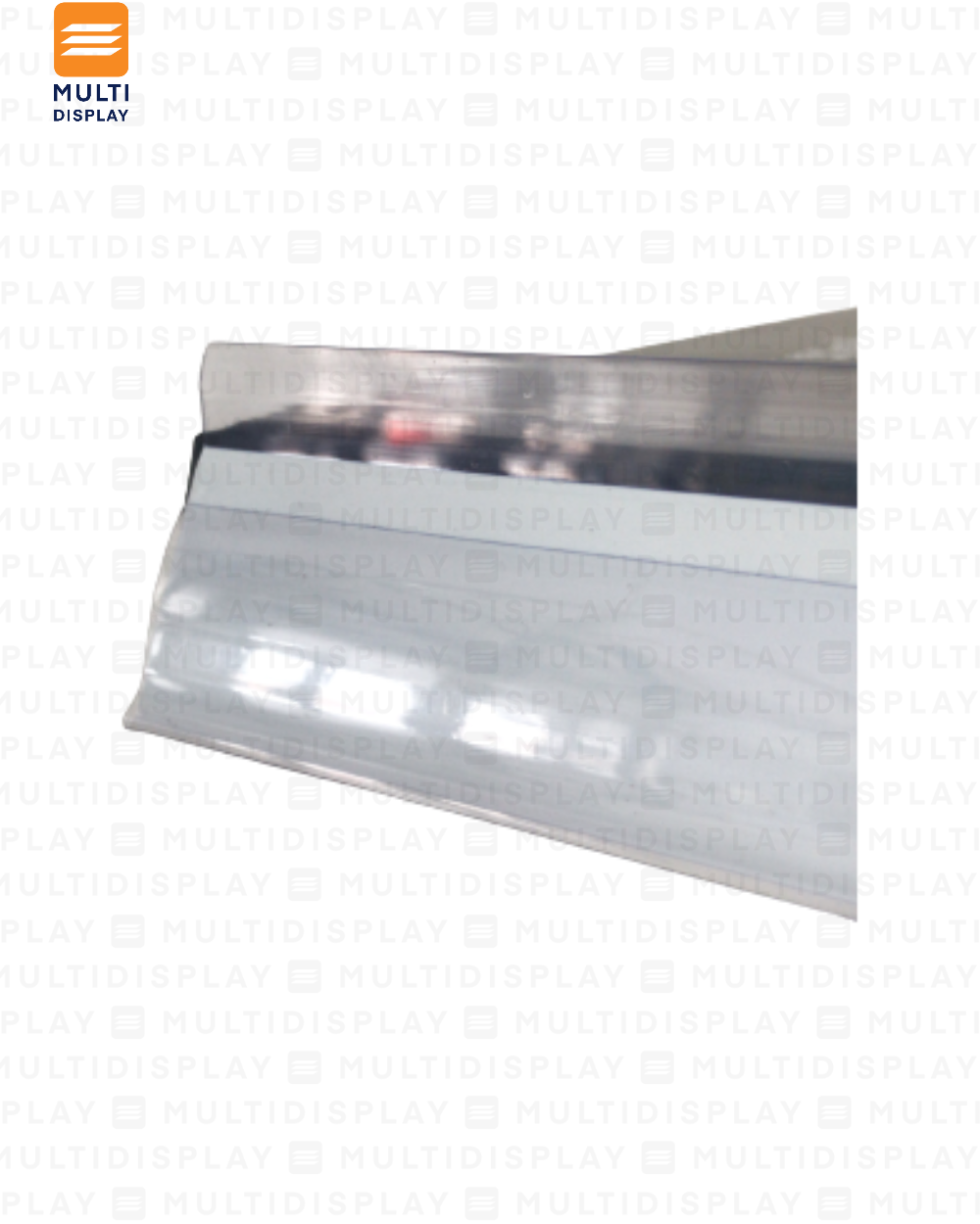Portaprecio de Góndola 120cm, Blanco