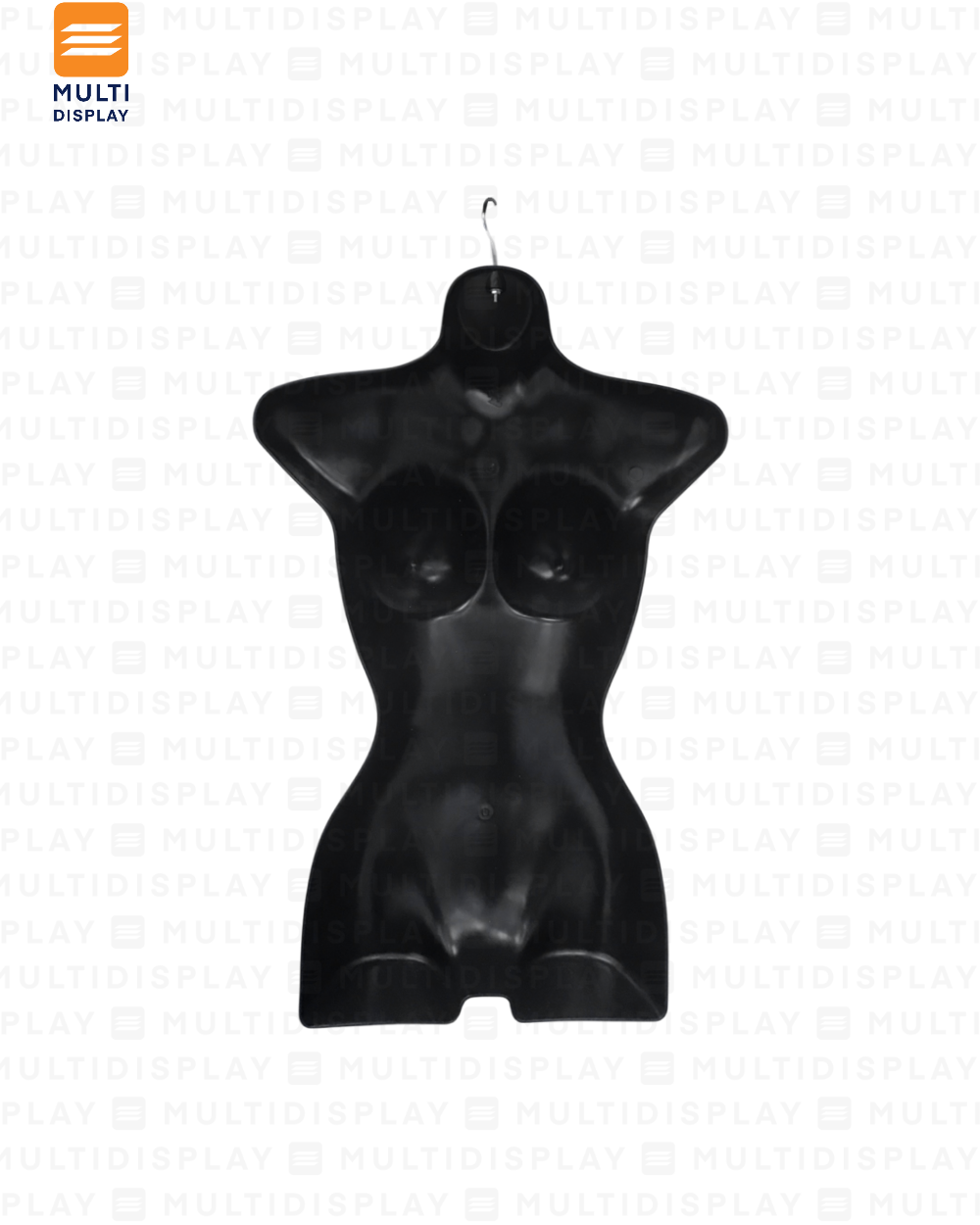 Maniqui Gancho Silueta Torso y Pierna Mujer Negro