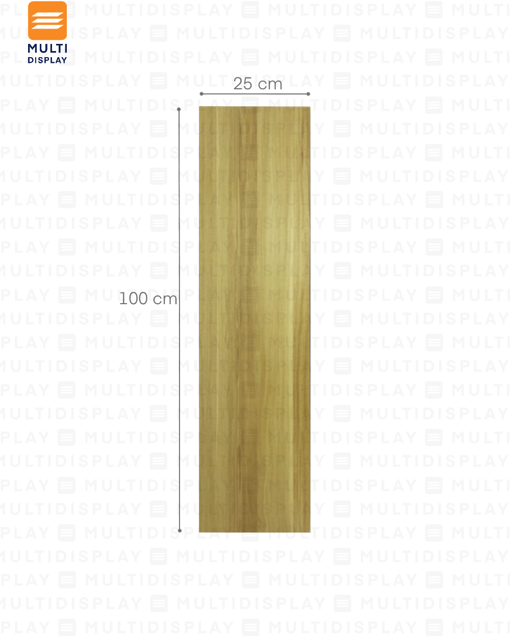 Repisa de Madera, 100x25cm de 16mm Grosor, Madera