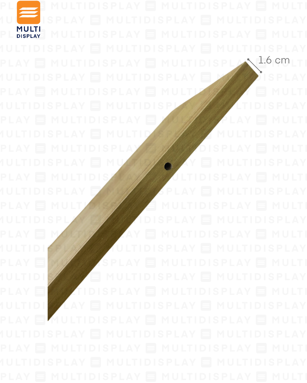 Repisa de Madera, 100x25cm de 16mm Grosor, Madera