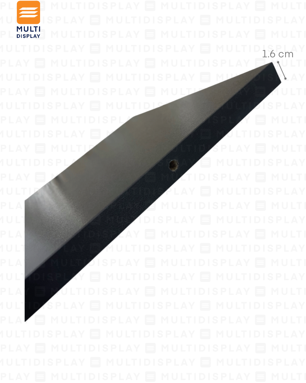 Repisa de Madera, 100x25cm de 16mm Grosor, Negro