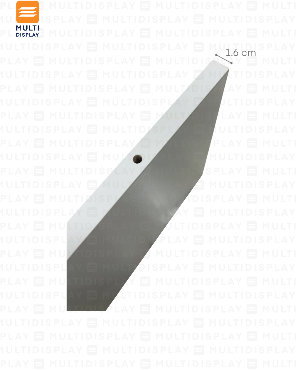 Repisa de Madera, 100x25cm de 16mm Grosor, Blanco