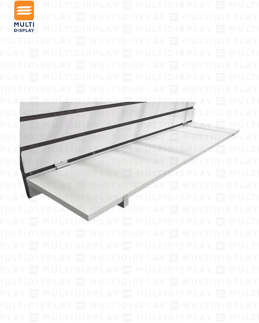 Repisa de Madera, 100x25cm de 16mm Grosor, Blanco