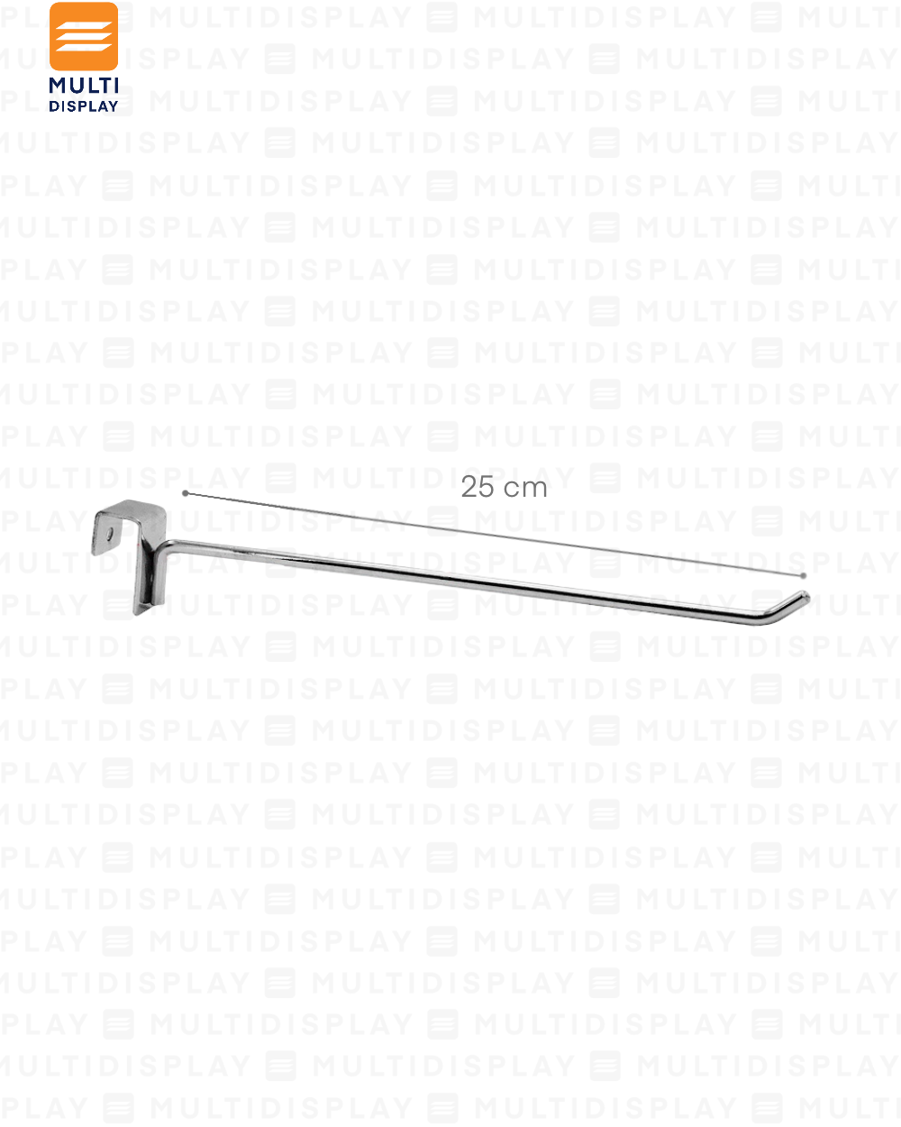 Gancho para Barra Sencillo 25cm