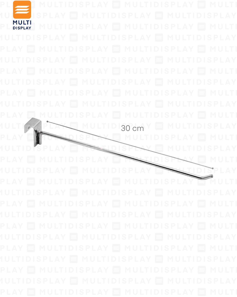 Gancho para Barra Sencillo 30cm