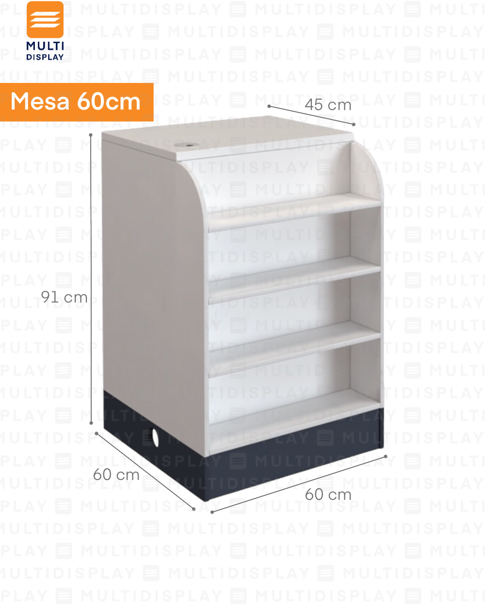 Caja Modular de 5 piezas Set L270, 270x120x91cm, Blanco