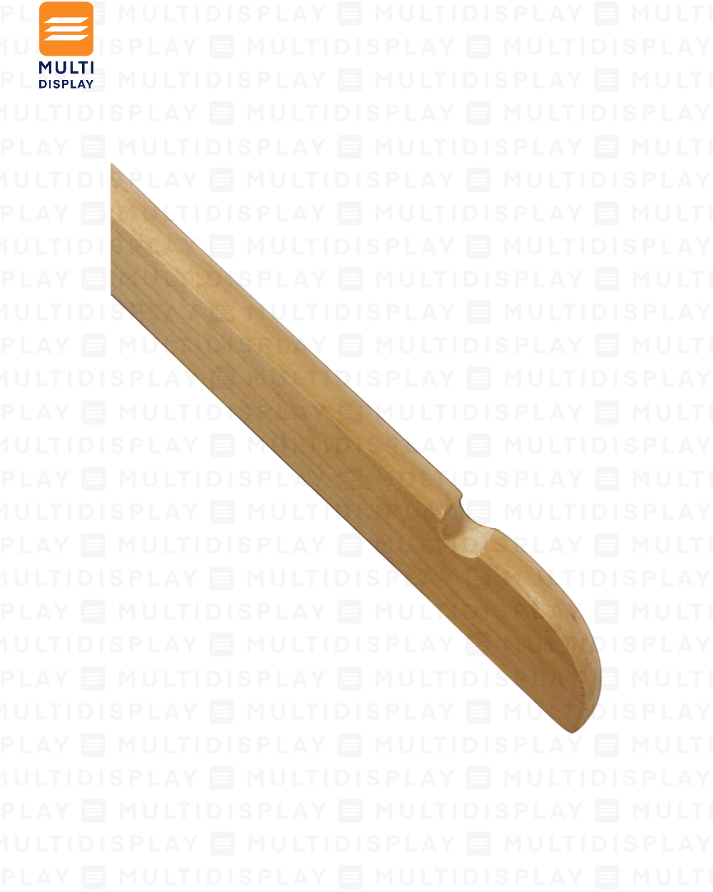 Gancho de Ropa Top Madera 44x1.2cm Madera Clara