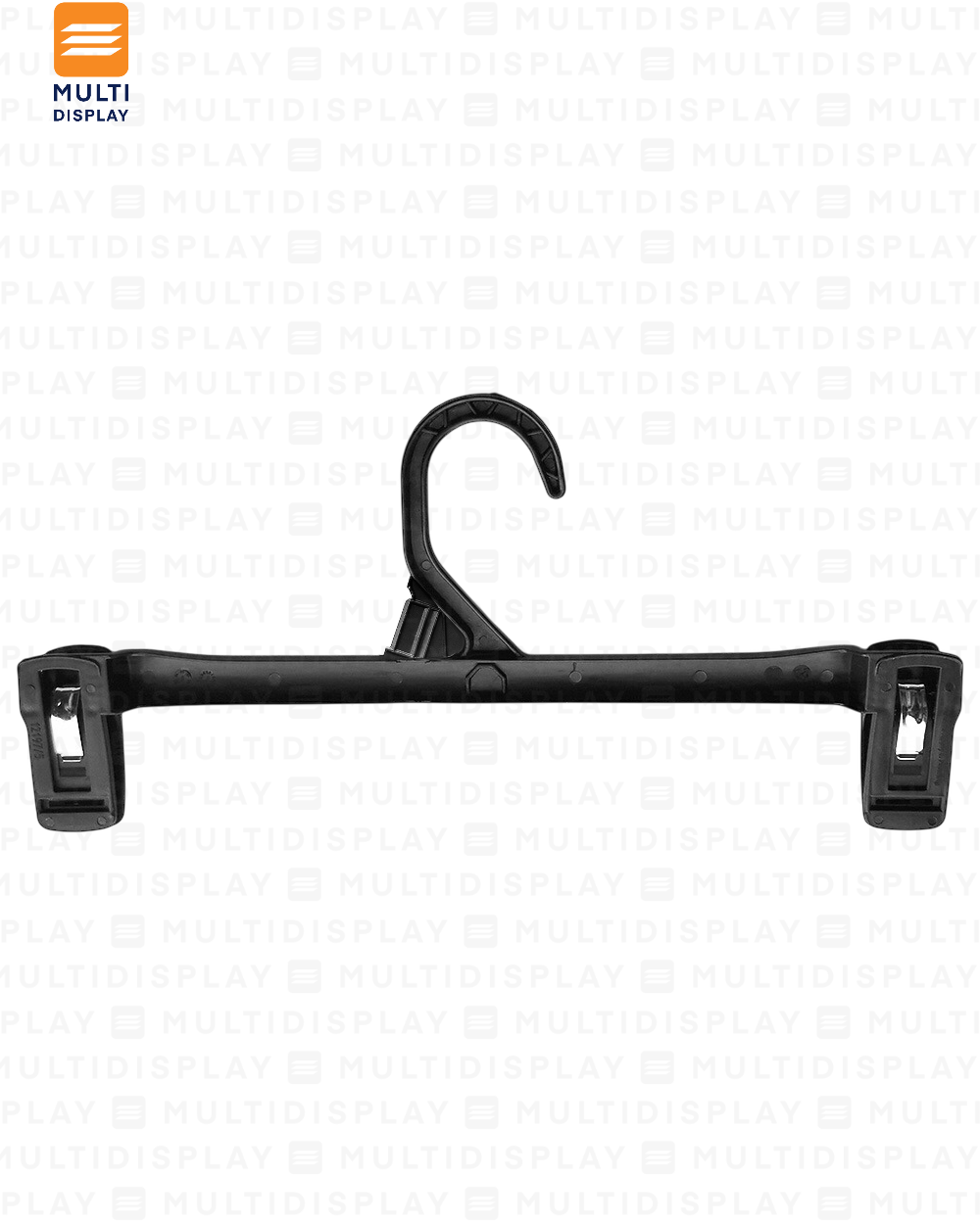 Gancho de Ropa Pantalon Plastico Basico 30cm Negro