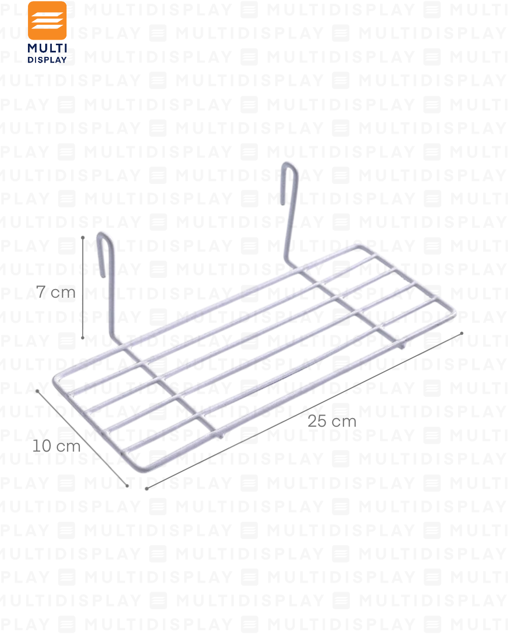 Plataforma para Rejlla de Malla 25x10cm Blanco