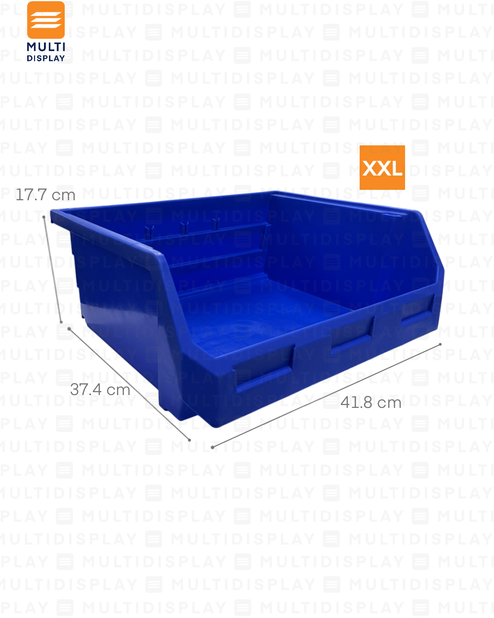 Estante De Almacenamiento Bajo, 3 Niveles Ajustable, Set 8 Cajas Bin XXL