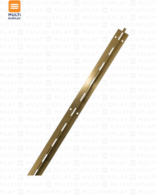 Riel Recesado 2.4m, Entrada de 1 pulgada, Dorado