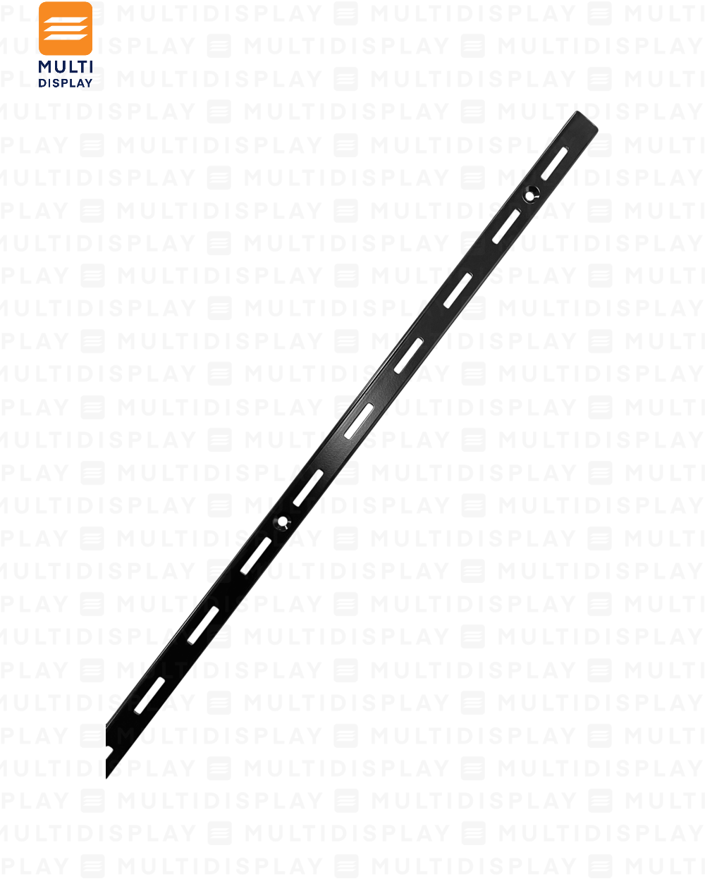 Riel Estandar 2.4m, Entrada de 1 pulgada, Negro
