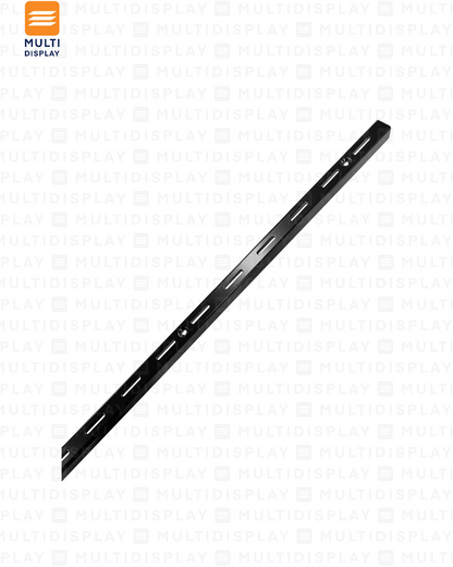 Riel Estandar 2.4m, Entrada de 1 pulgada, Negro