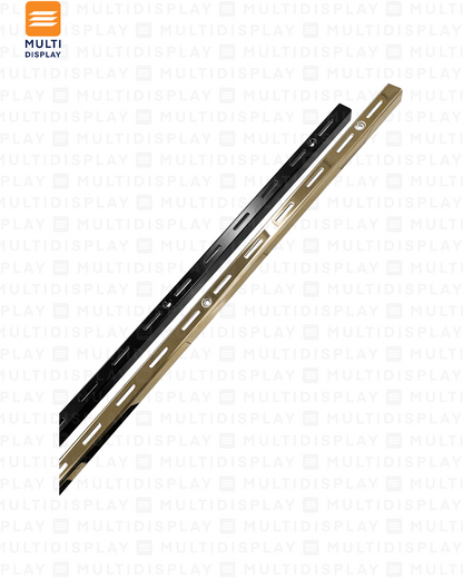 Riel Estandar 2.4m, Entrada de 1 pulgada, Negro