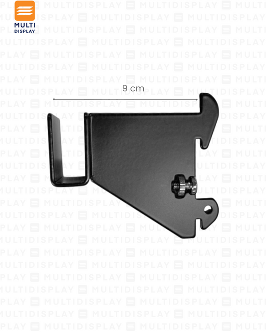 Soporte de Barra para Riel 9cm, Entrada de 1 pulgada, Negro