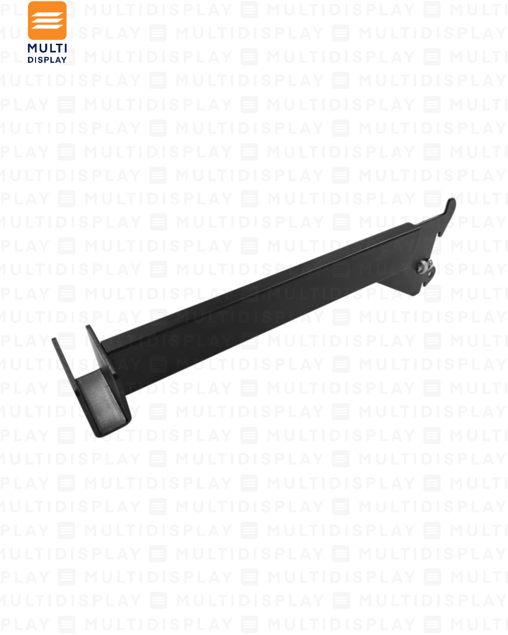 Soporte de Barra para Riel 30cm, Entrada de 1 pulgada, Negro