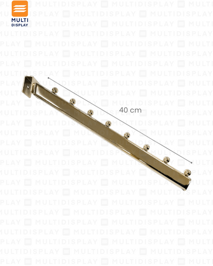 Gancho para Barra Cascada 40cm Dorado