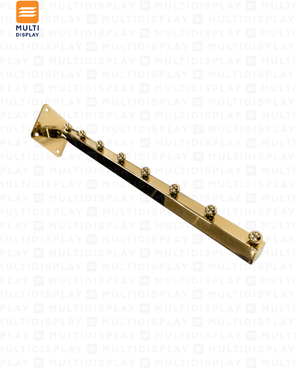 Gancho para Pared Cascada 40cm Dorado