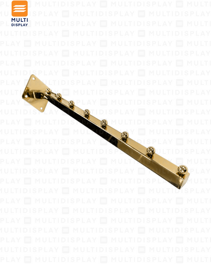 Gancho para Pared Cascada 40cm Dorado