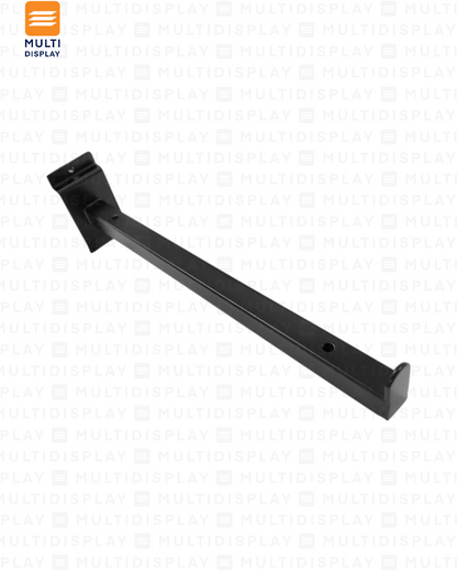 Gancho para Ranurado de Repisa 30cm Negro