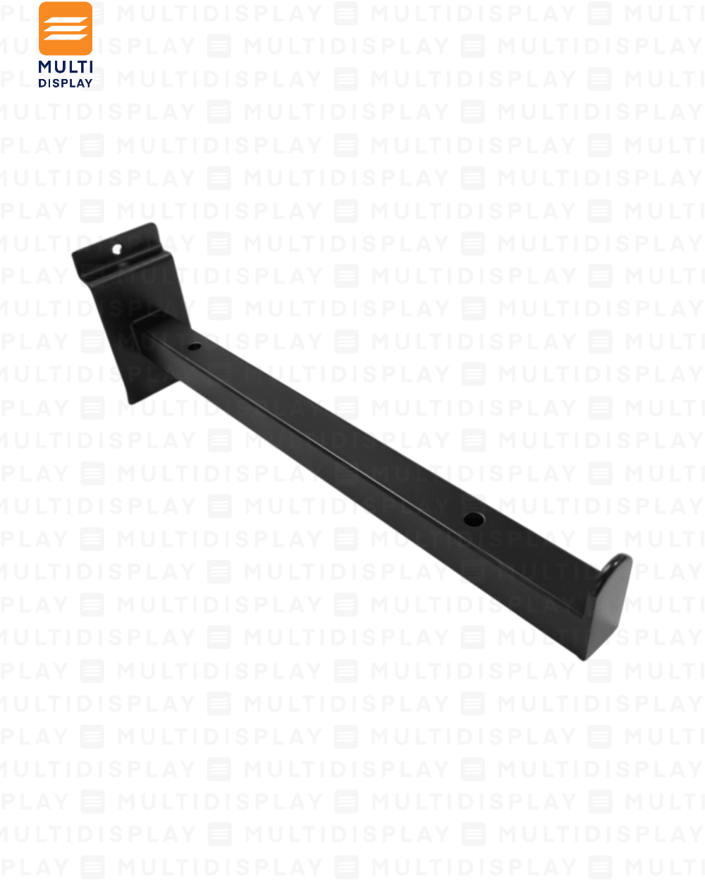 Gancho para Ranurado de Repisa 25cm Negro