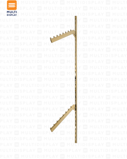Sistema Riel de 1 Pulgada, Set de 1 Rieles en Cascada, Dorado