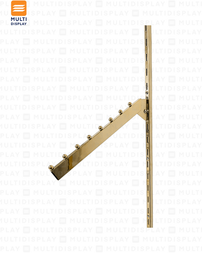 Sistema Riel de 1 Pulgada, Set de 1 Rieles en Cascada, Dorado